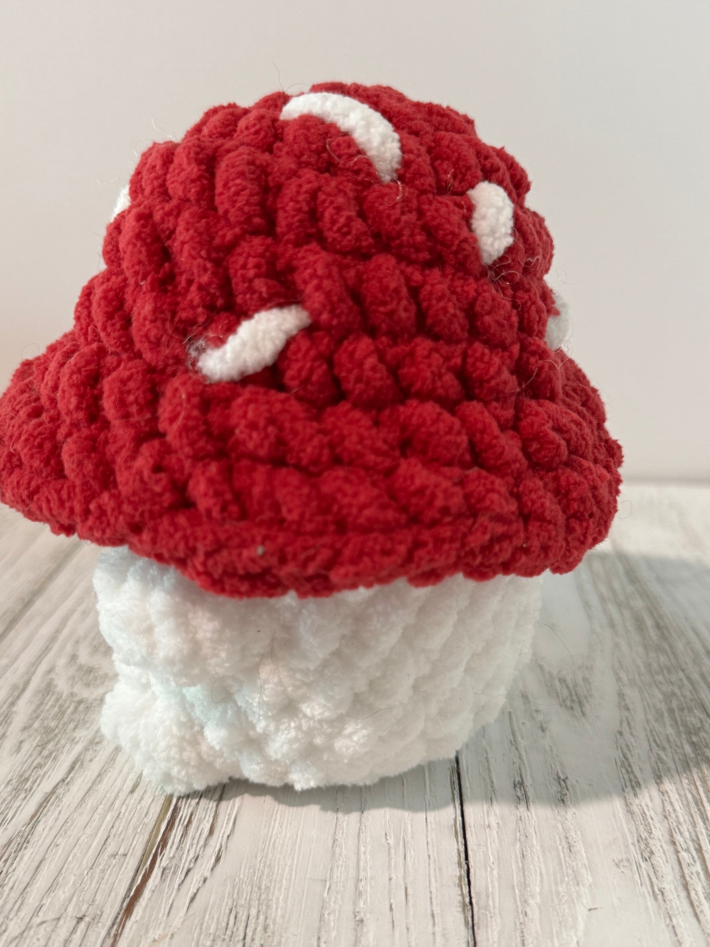 Red Cap Mushroom Buddy - Adorable Crochet Plush