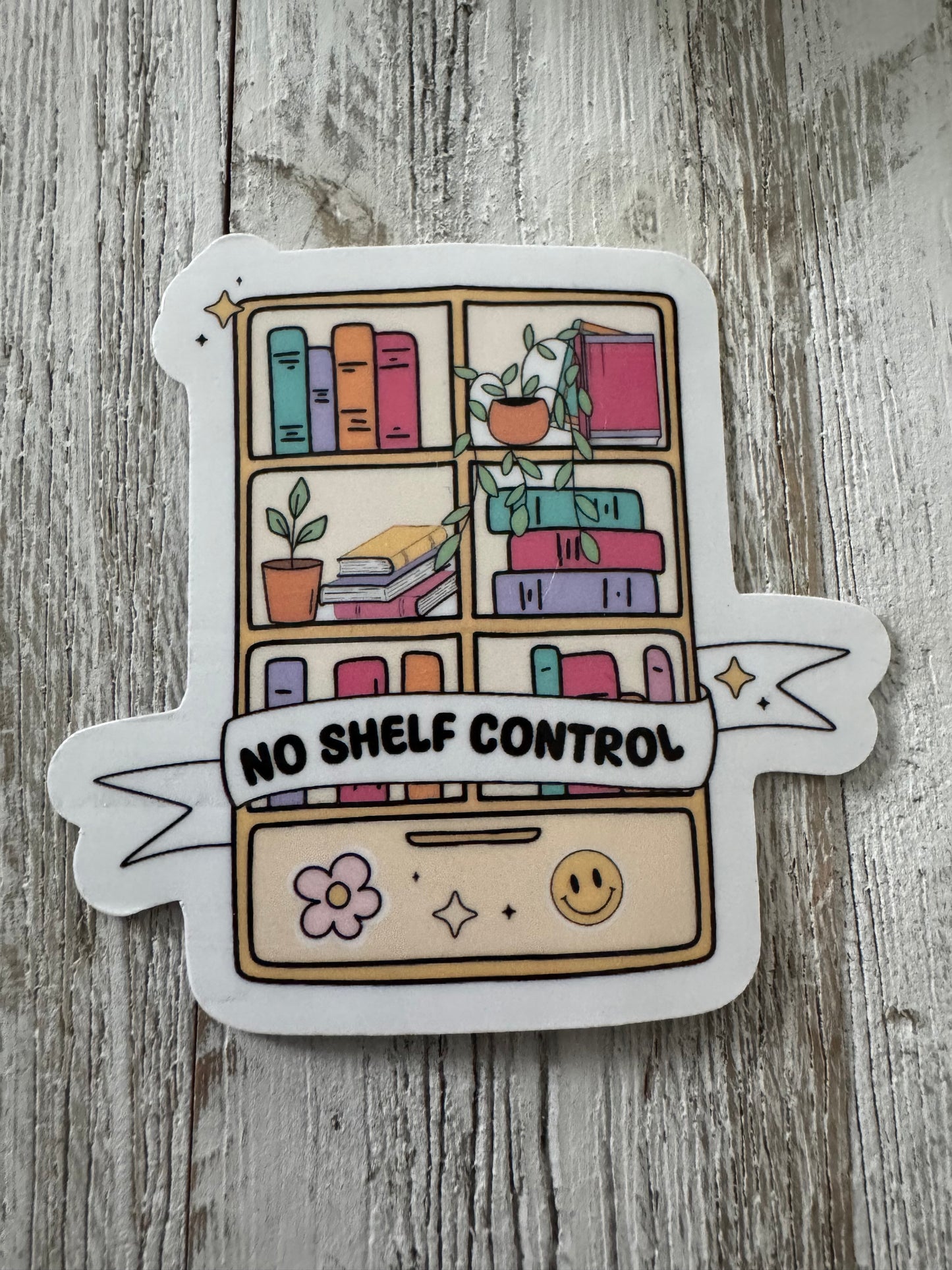 No Shelf Control Sticker