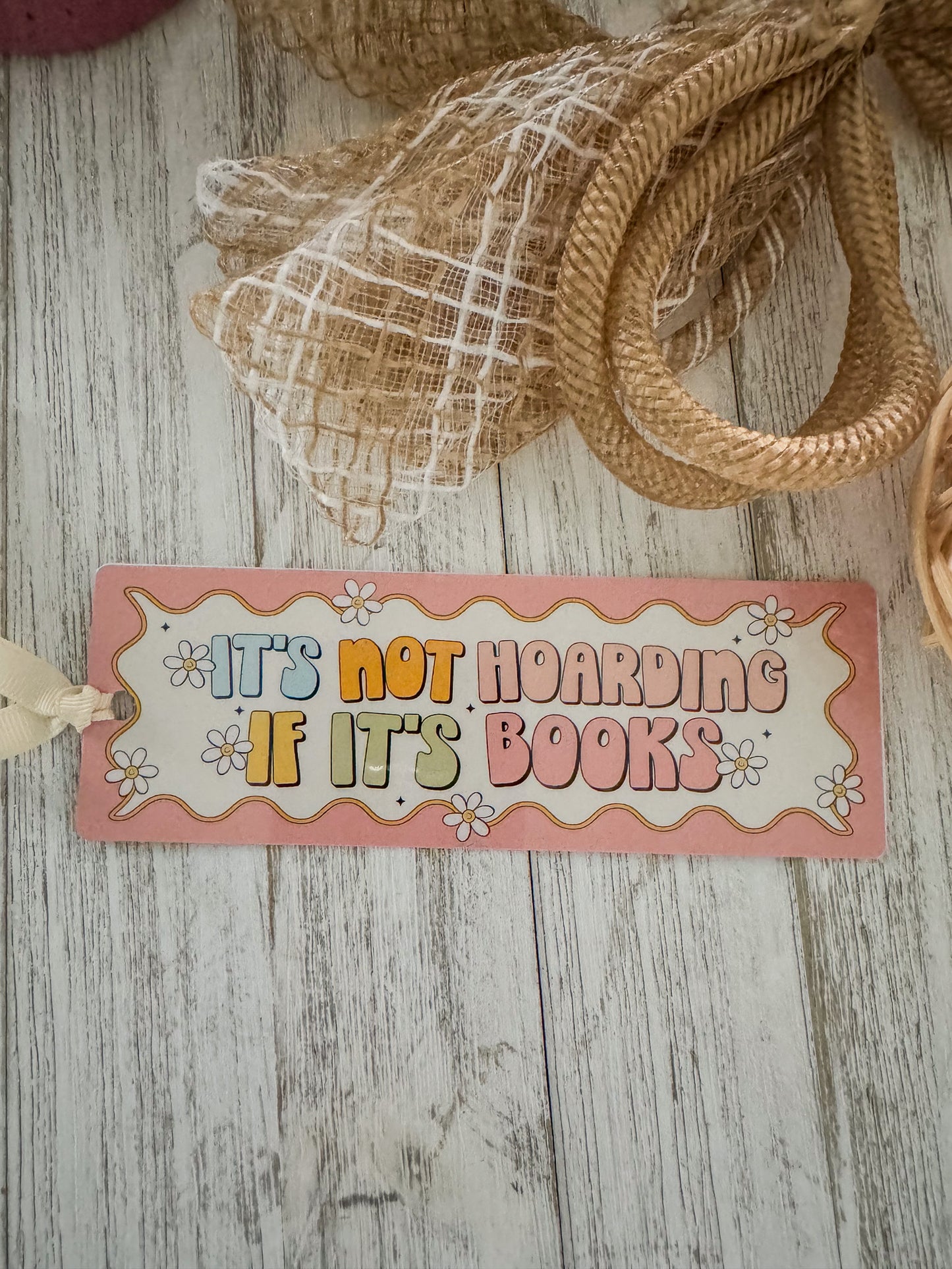 Not Hoarding Bookmark