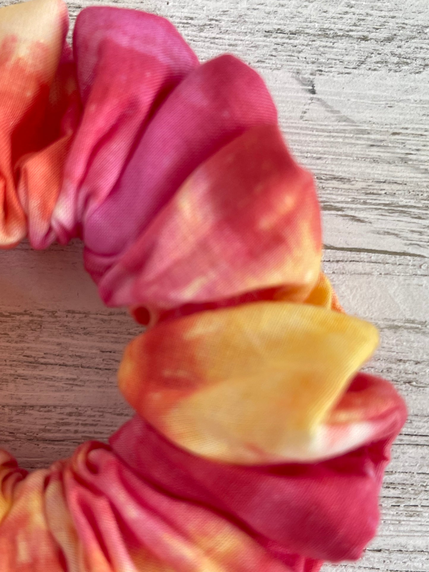 Pink and Yellow Tie-Dye Mini