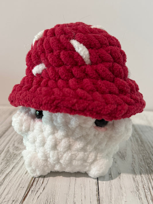 Red Cap Mushroom Buddy - Adorable Crochet Plush