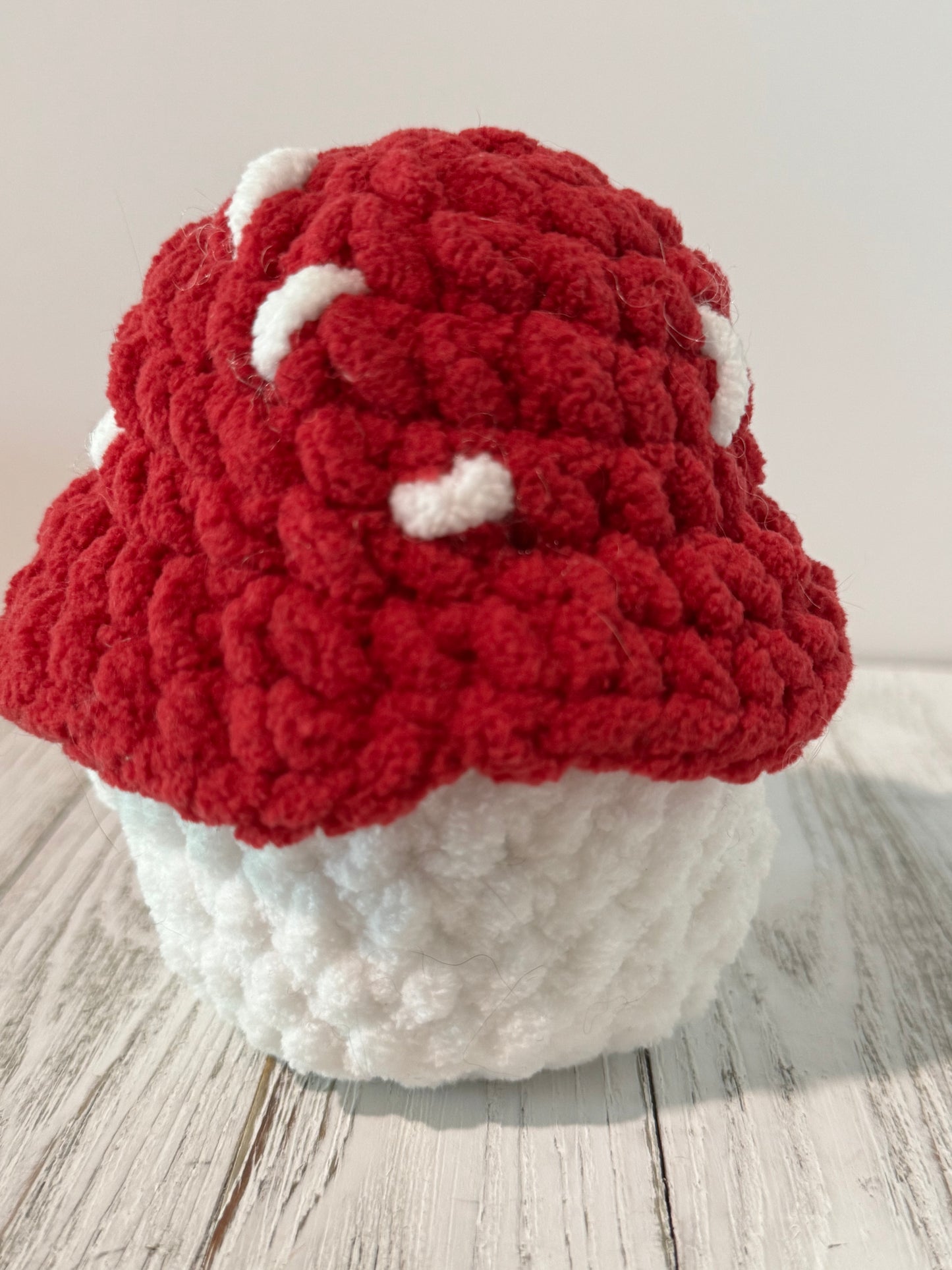 Red Cap Mushroom Buddy - Adorable Crochet Plush