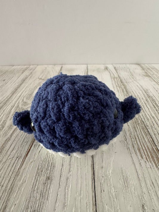 Baby Whale Amigurumi – Light Blue Crochet Plushie | Handmade Soft Toy